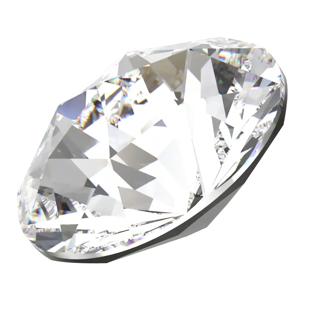Serinity Chatons Round Stones Rose Cut (1401) Crystal - Bluestreak Crystals