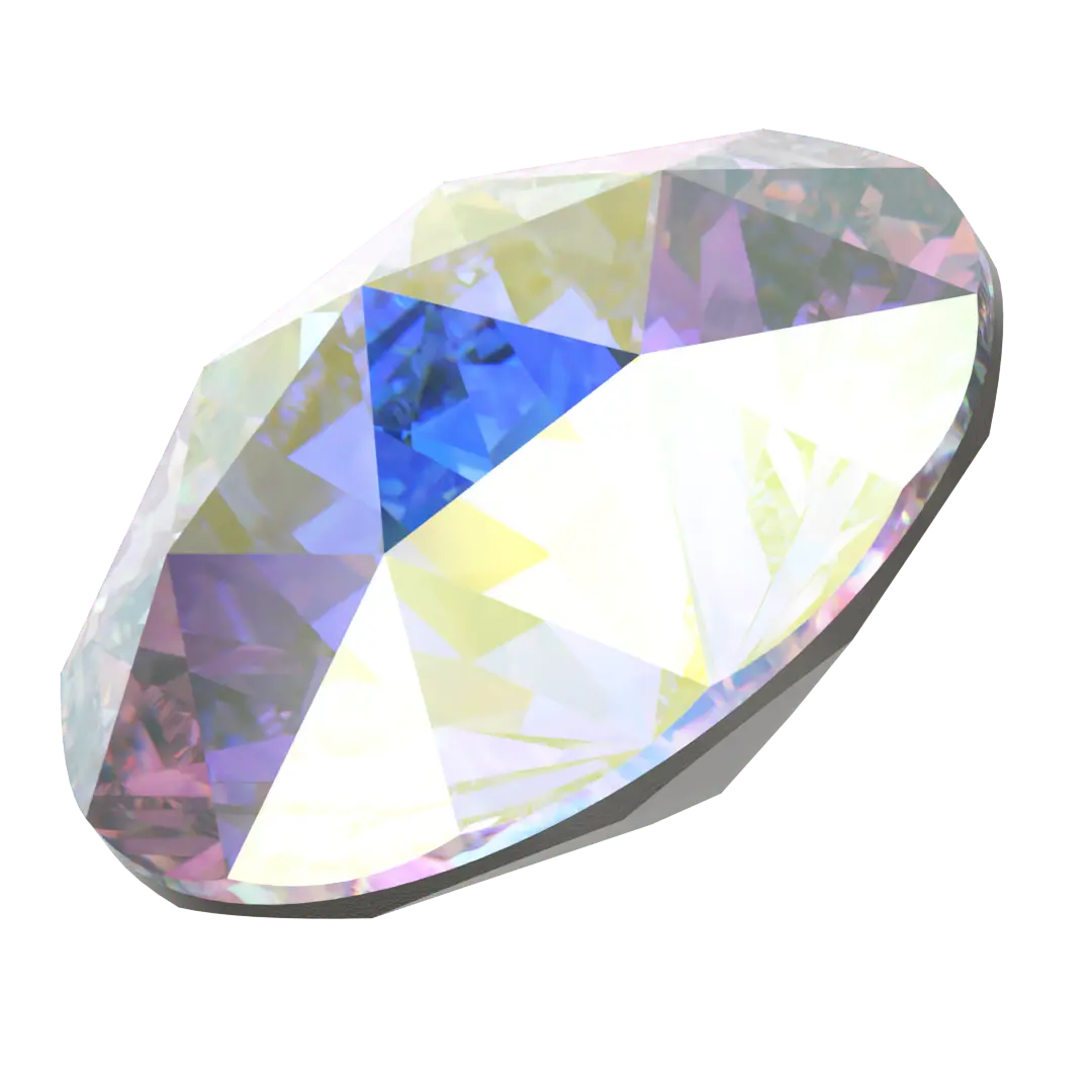 Swarovski Chatons Round Stones Rose Cut (1401) Crystal AB - Bluestreak Crystals