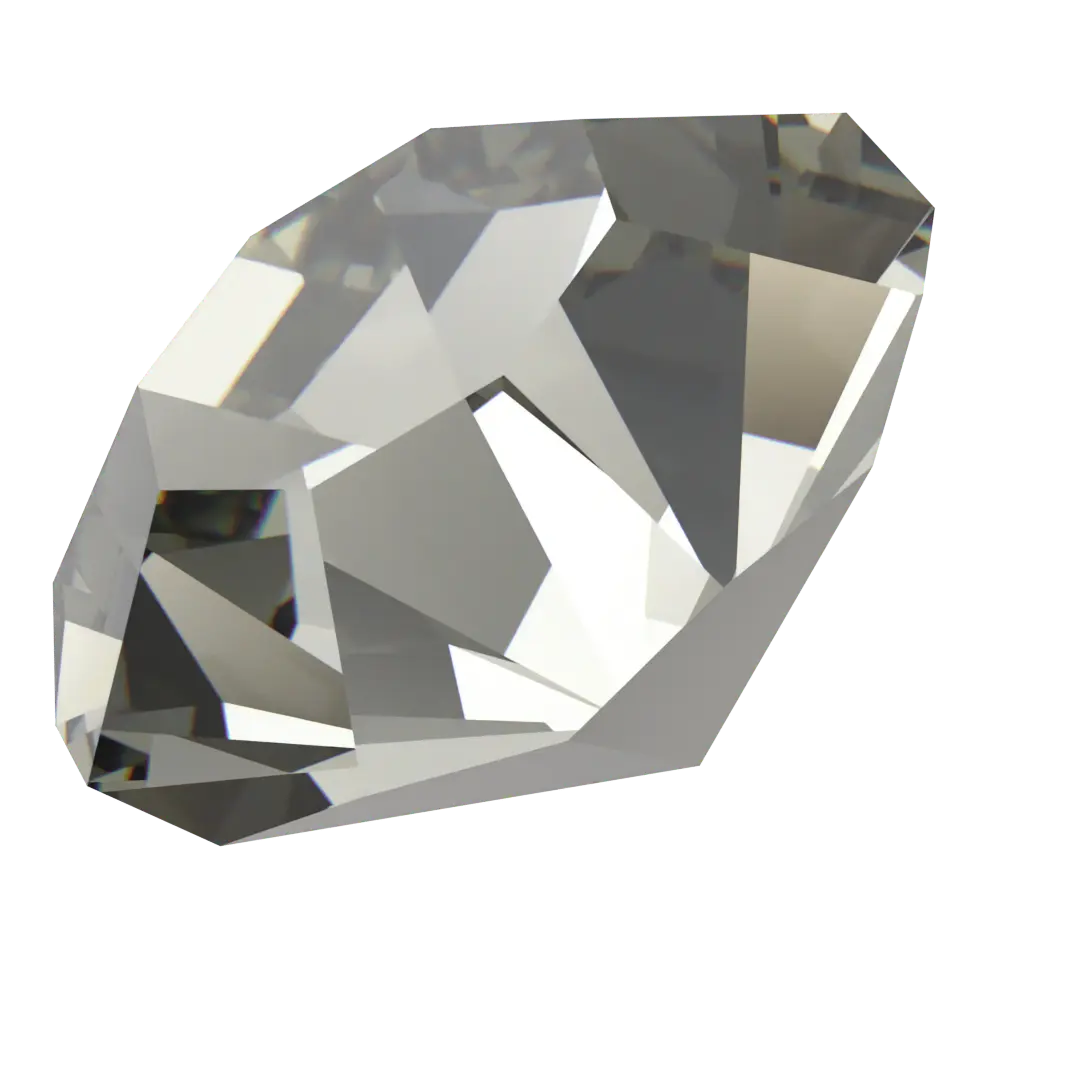 Serinity Chatons Round Stones Small (1100) Black Diamond - Bluestreak Crystals