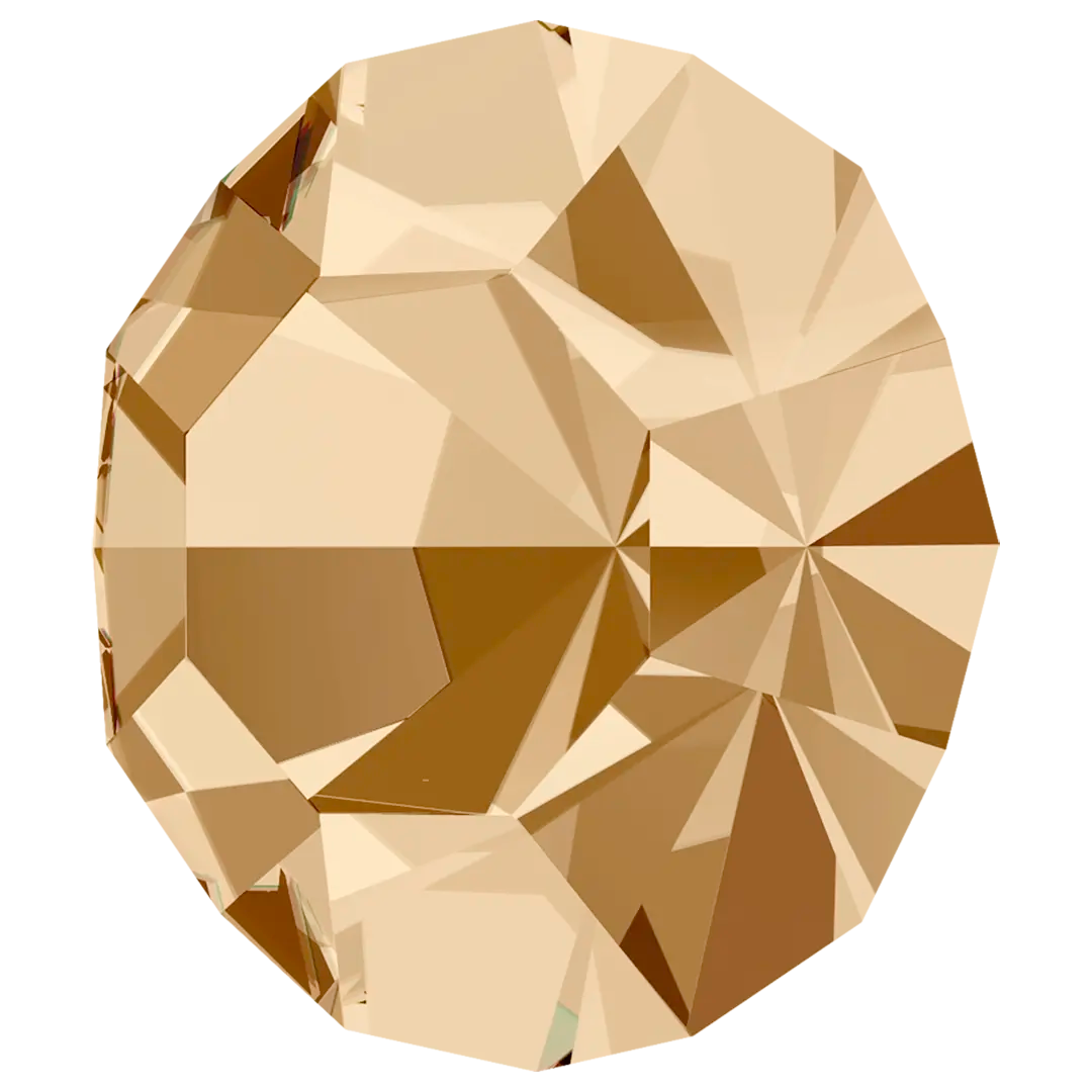 Serinity Chatons Round Stones Small (1100) Crystal Golden Shadow - Bluestreak Crystals