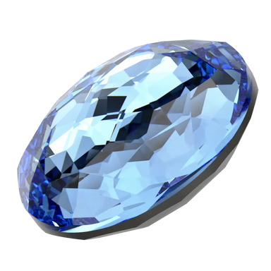 Serinity Chatons Round Stones Thin (1383) Cool Blue - Bluestreak Crystals