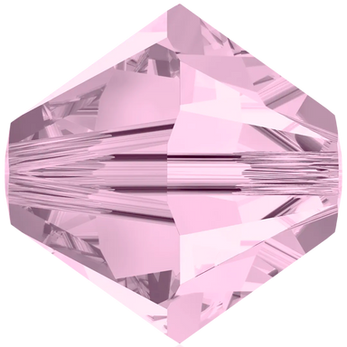 Serinity Crystal Beads Bicone (5328) Rosaline - Bluestreak Crystals