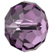 Serinity Crystal Beads Briolette (5040) Amethyst - Bluestreak Crystals