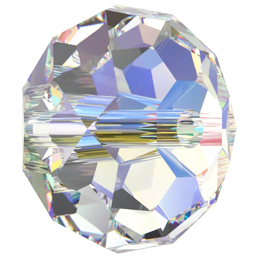 Serinity Crystal Beads Briolette (5040) Crystal AB - Bluestreak Crystals