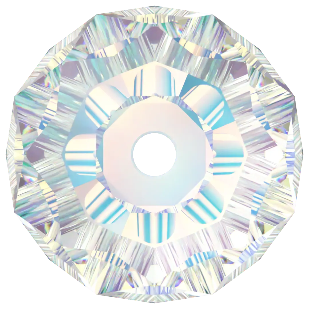 Serinity Crystal Beads Briolette (5040) Crystal AB - Bluestreak Crystals
