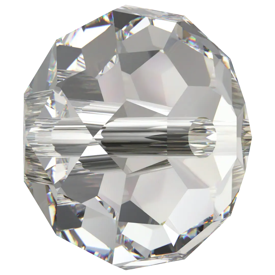 Serinity Crystal Beads Briolette (5040) Crystal Silver Shade - Bluestreak Crystals