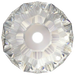 Serinity Crystal Beads Briolette (5040) Crystal Silver Shade - Bluestreak Crystals