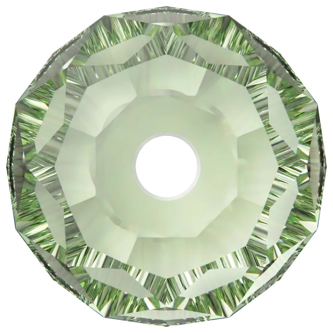 Serinity Crystal Beads Briolette (5040) Dark Peridot - Bluestreak Crystals