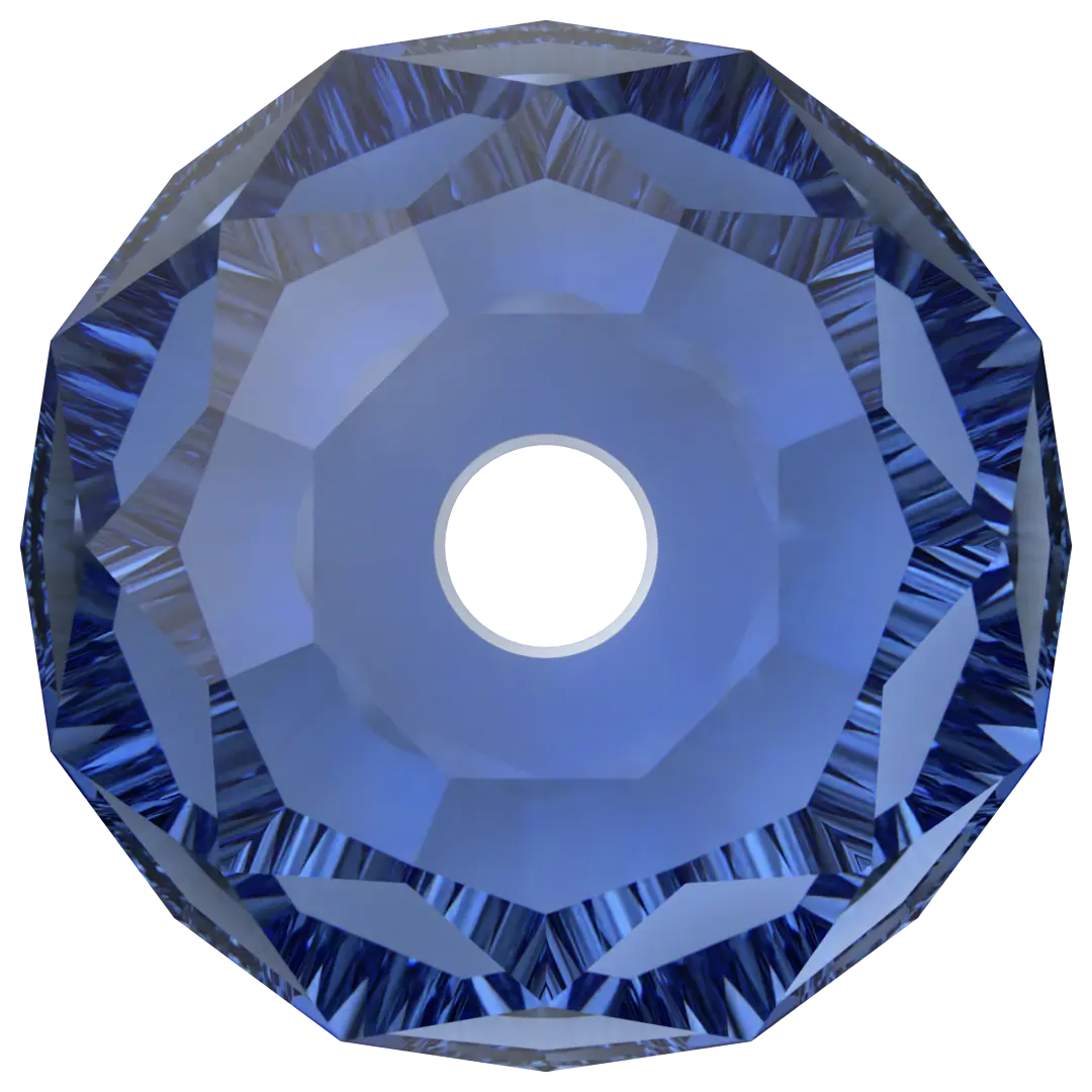 Serinity Crystal Beads Briolette (5040) Dark Sapphire - Bluestreak Crystals