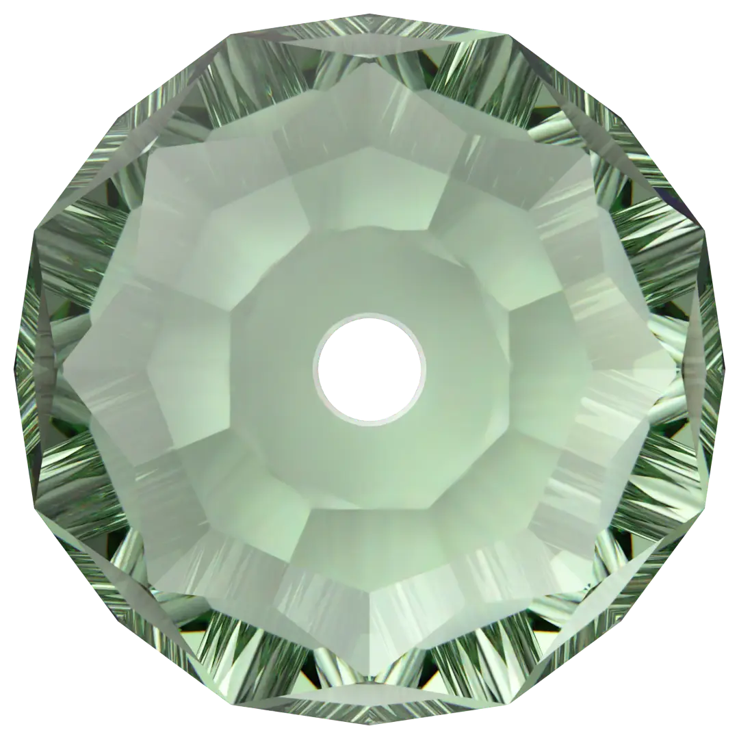 Serinity Crystal Beads Briolette (5040) Erinite - Bluestreak Crystals
