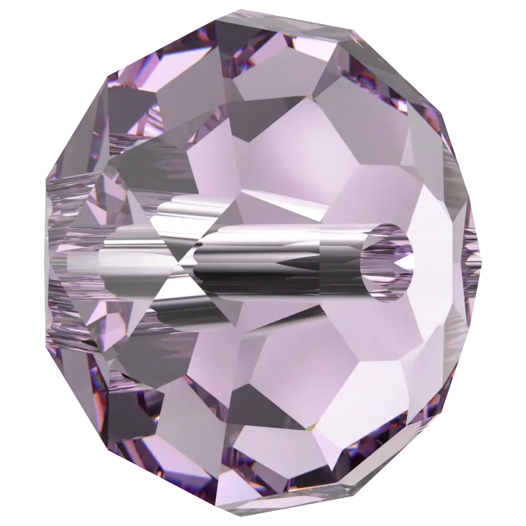 Serinity Crystal Beads Briolette (5040) Light Amethyst - Bluestreak Crystals