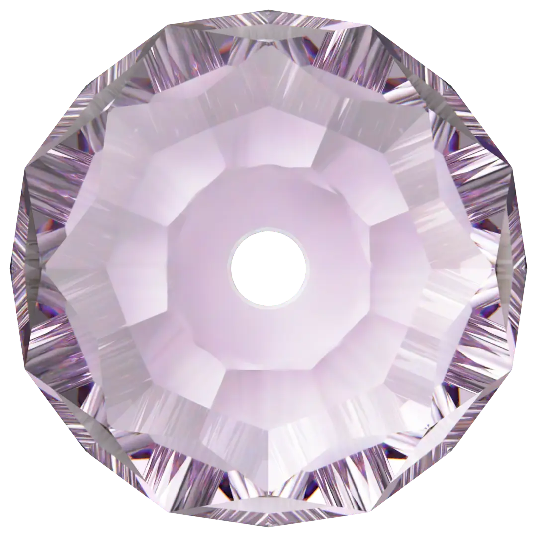 Serinity Crystal Beads Briolette (5040) Light Amethyst - Bluestreak Crystals