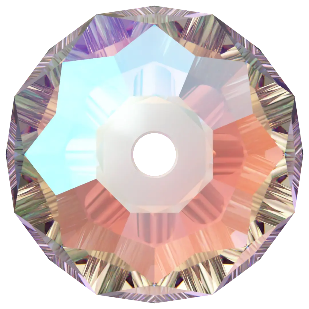 Serinity Crystal Beads Briolette (5040) Light Amethyst Shimmer 2X - Bluestreak Crystals