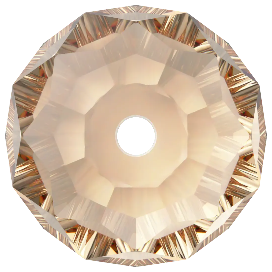 Serinity Crystal Beads Briolette (5040) Light Colorado Topaz - Bluestreak Crystals