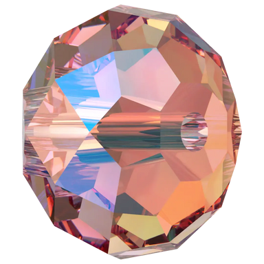 Serinity Crystal Beads Briolette (5040) Light Rose Shimmer 2X - Bluestreak Crystals
