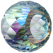 Serinity Crystal Beads Briolette XXL Hole (5043) Aquamarine Shimmer 2X - Bluestreak Crystals