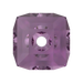 Serinity Crystal Beads Cube (5601) Amethyst - Bluestreak Crystals