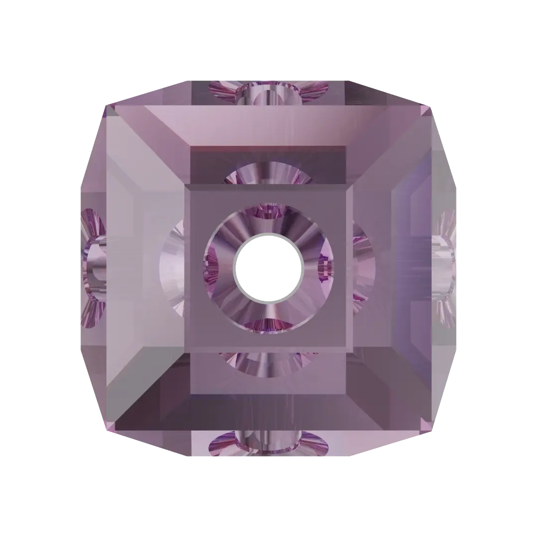 Serinity Crystal Beads Cube (5601) Iris - Bluestreak Crystals