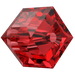 Serinity Crystal Beads Cube (5601) Light Siam - Bluestreak Crystals