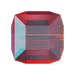 Serinity Crystal Beads Cube (5601) Light Siam Shimmer B - Bluestreak Crystals