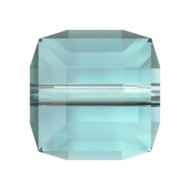 Serinity Crystal Beads Cube (5601) Light Turquoise - Bluestreak Crystals