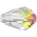 Serinity Crystal Beads Drop (5500) Crystal AB - Bluestreak Crystals