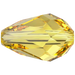 Serinity Crystal Beads Drop (5500) Light Topaz - Bluestreak Crystals