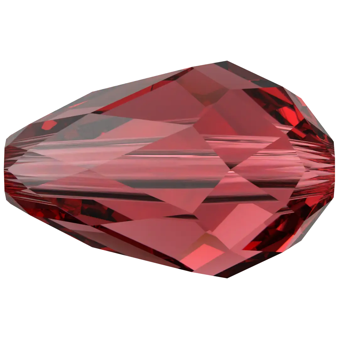 Serinity Crystal Beads Drop (5500) Scarlet - Bluestreak Crystals