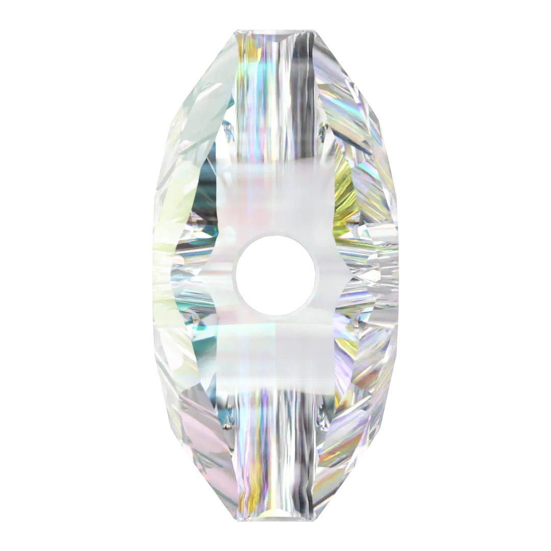 Serinity Crystal Beads Love (5741) Crystal AB - Bluestreak Crystals