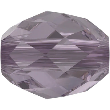 Serinity Crystal Beads Olive Briolette (5044) Amethyst - Bluestreak Crystals