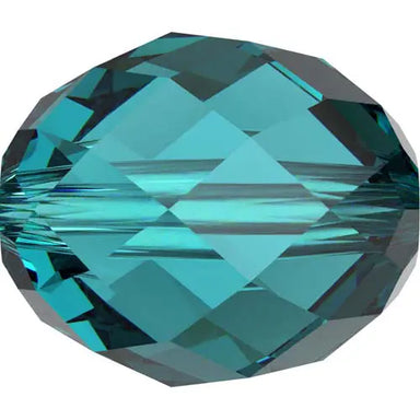 Serinity Crystal Beads Olive Briolette (5044) Blue Zircon - Bluestreak Crystals