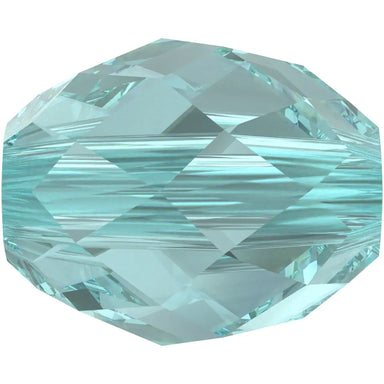 Serinity Crystal Beads Olive Briolette (5044) Light Turquoise - Bluestreak Crystals