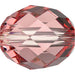 Serinity Crystal Beads Olive Briolette (5044) Rose Peach - Bluestreak Crystals