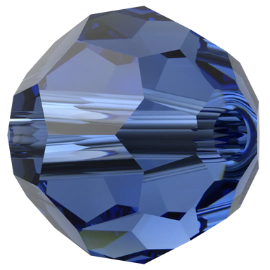 Serinity Crystal Beads Round (5000) Dark Sapphire - Bluestreak Crystals