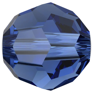 Serinity Crystal Beads Round (5000) Dark Sapphire - Bluestreak Crystals
