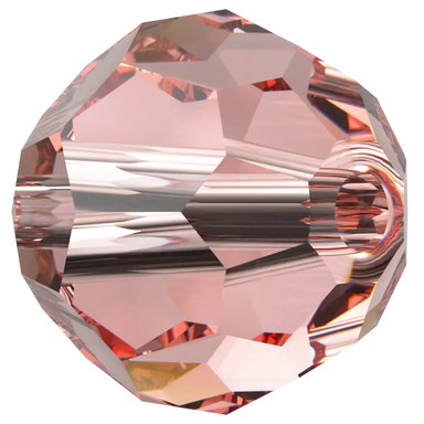 Serinity Crystal Beads Round (5000) Rose Peach - Bluestreak Crystals