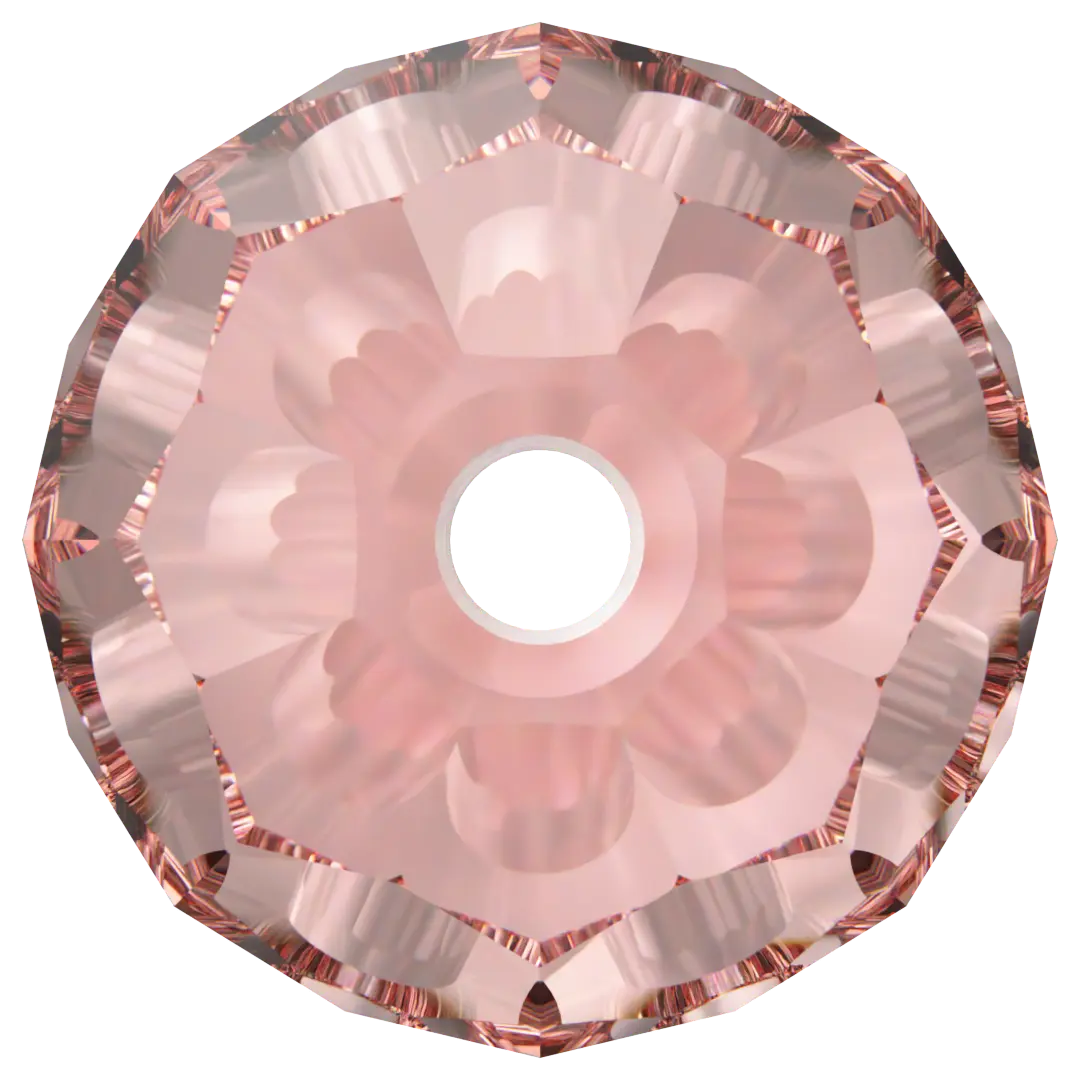 Serinity Crystal Beads Round (5000) Rose Peach - Bluestreak Crystals