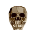 Serinity Crystal Beads Skull (5750) Crystal Metallic Light Gold 2X - Bluestreak Crystals