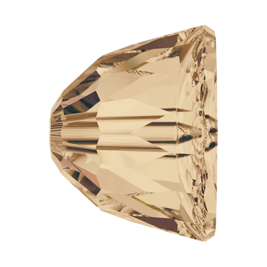 Serinity Crystal Beads Small Dome (5542) Crystal Golden Shadow - Bluestreak Crystals