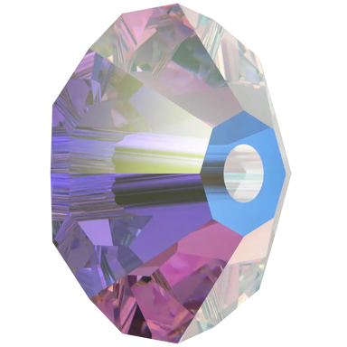 Serinity Crystal Beads Spacer Slim (5305) Crystal AB - Bluestreak Crystals