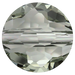 Serinity Crystal Beads Thin Round (5034) Black Diamond - Bluestreak Crystals