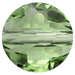Serinity Crystal Beads Thin Round (5034) Dark Peridot - Bluestreak Crystals