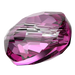 Serinity Crystal Beads Thin Round (5034) Dark Rose - Bluestreak Crystals