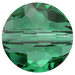 Serinity Crystal Beads Thin Round (5034) Majestic Green - Bluestreak Crystals