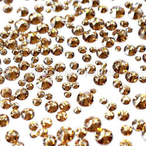 Serinity Flat Back Crystals Non Hotfix (2000, 2058 & 2088) Crystal Golden Shadow - Bluestreak Crystals