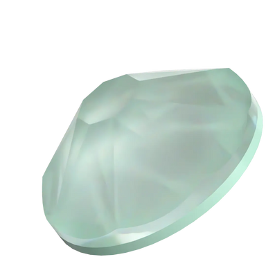 Serinity Flat Back Crystals Non Hotfix (2000, 2058 & 2088) Crystal Soft Mint Ignite UNFOILED - Bluestreak Crystals