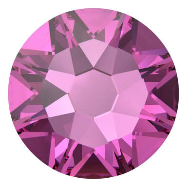 Serinity Hotfix Flat Back Crystals (2000, 2038 & 2078) Dark Rose - Bluestreak Crystals