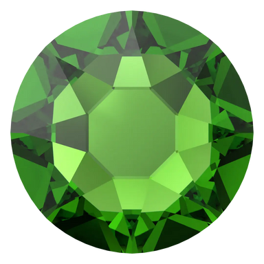 Serinity Flat Back Crystals Non Hotfix (2000, 2058 & 2088) Fern Green - Bluestreak Crystals