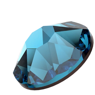 Serinity Flat Back Crystals Non Hotfix (2000, 2058 & 2088) Indicolite - Bluestreak Crystals