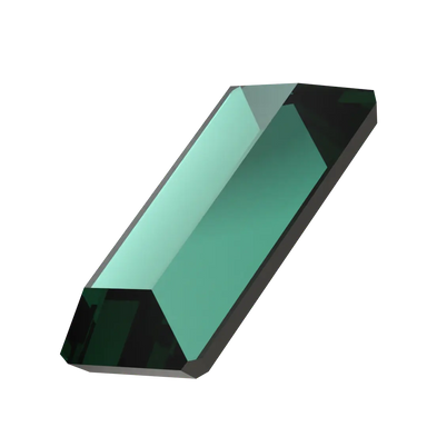 Serinity Flat Back Crystals Non Hotfix Baguette (2510) Emerald - Bluestreak Crystals